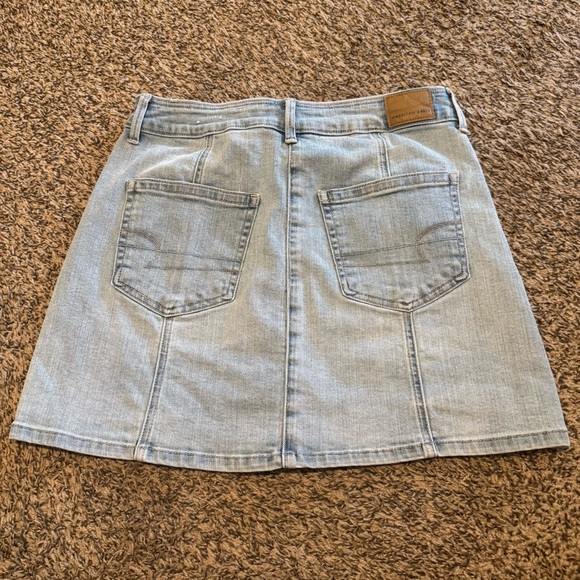 American Eagle Outfitters Light Blue Denim Skirt - Picture 4 of 5